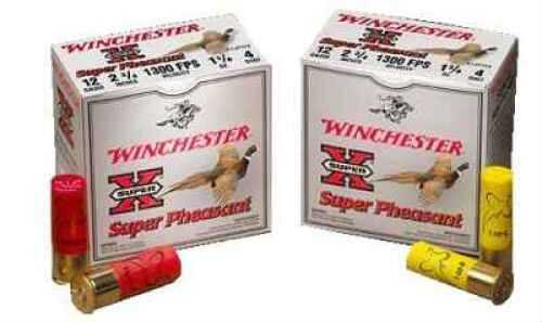 12 Gauge 2-3/4" Lead #4  1-3/8 oz 25 Rounds Winchester Shotgun Ammunition